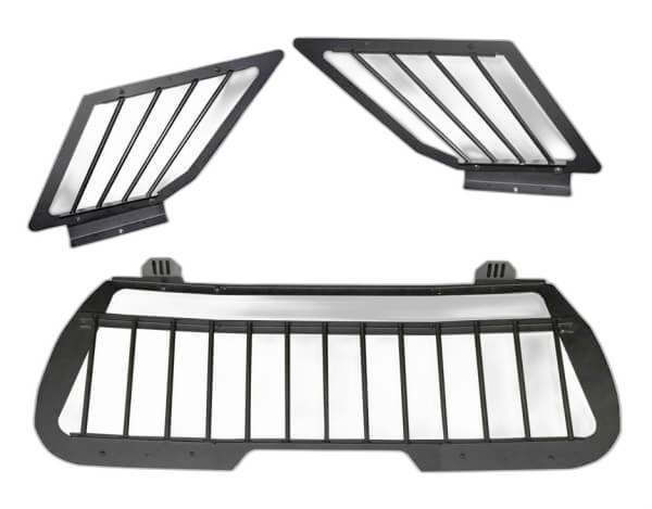Rear Cargo Interior Window Bars for 2020-2025 Ford Interceptor Utility