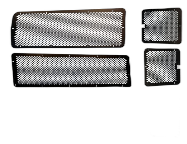 Interior Window Guard Kit For 1997-2025 Chevrolet G-Series Extended Length Van With Sliding Side Door, 8 Windows, 15 Passenger, Single Slide Door