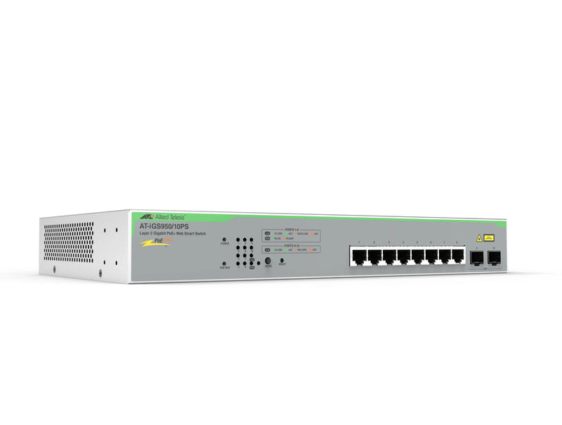 HV-IGS950/10PS-910 - 8 x Gigabit Ethernet PoE+ 130W (L)