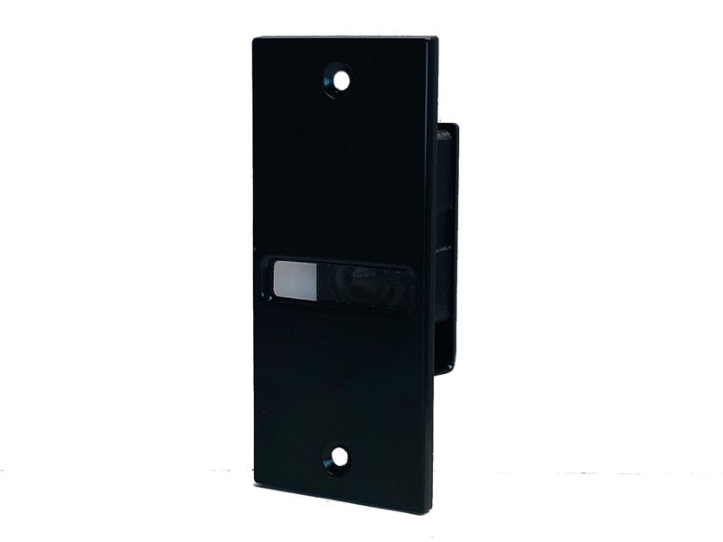 SHD-46VDB - Flush door Jamb Lens Housing (black) (L)