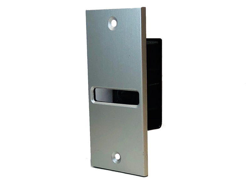 SHD-46VDE - Flush door Jamb Lens Housing (silver) (L)
